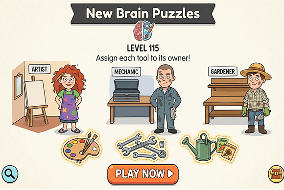 Brain Test Tricky Puzzles banner