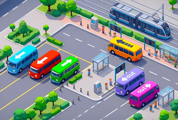 Bus Parking Out banner