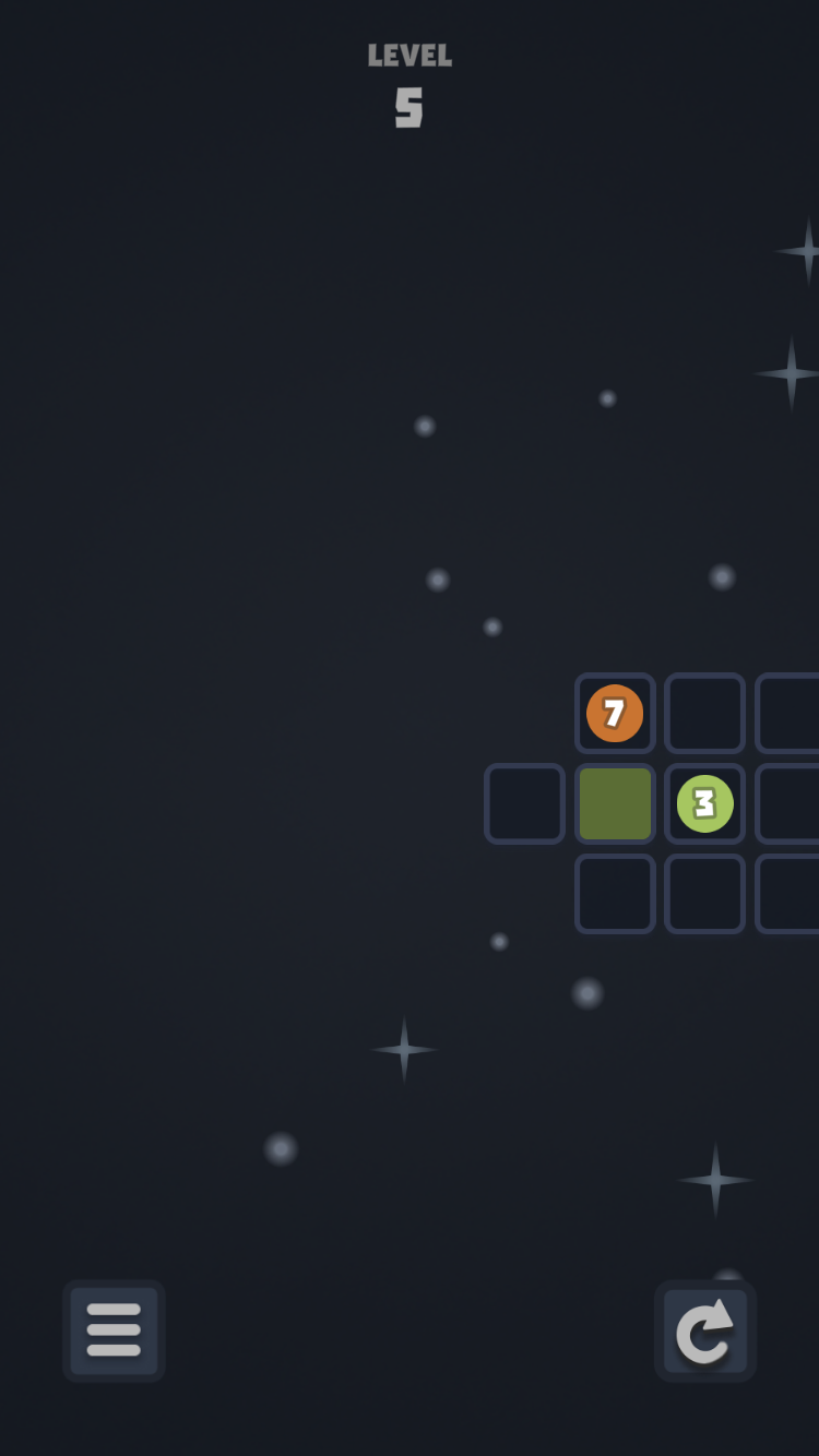 Cosmos Lines grid with numbered colored starts and connected line segments