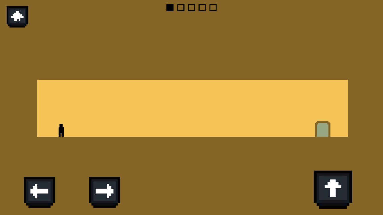 Pixel Path platform route with character and concealed hazards