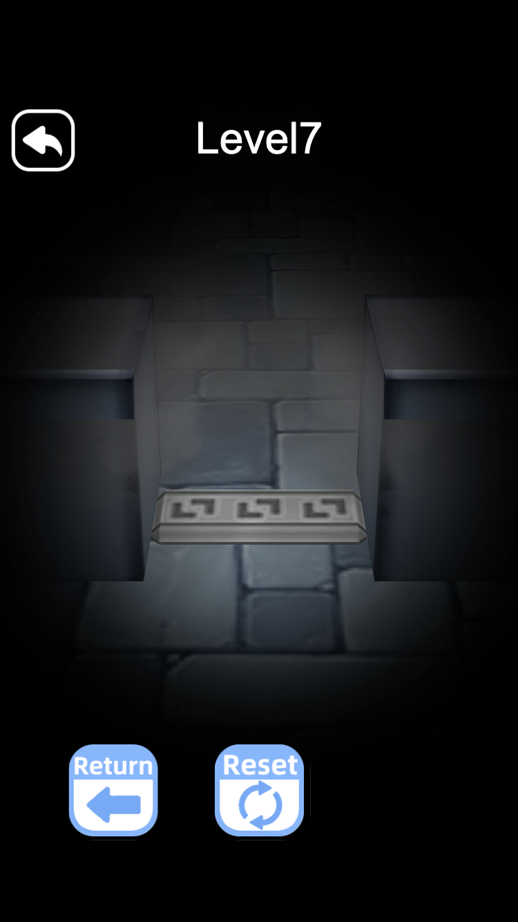Sokoban Escape later planning puzzle in a 3D brick chamber