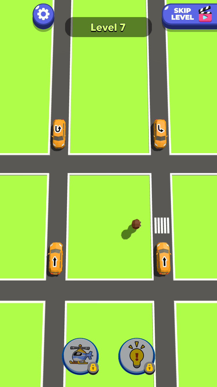 Traffic Escape Level 7 before car A moves.