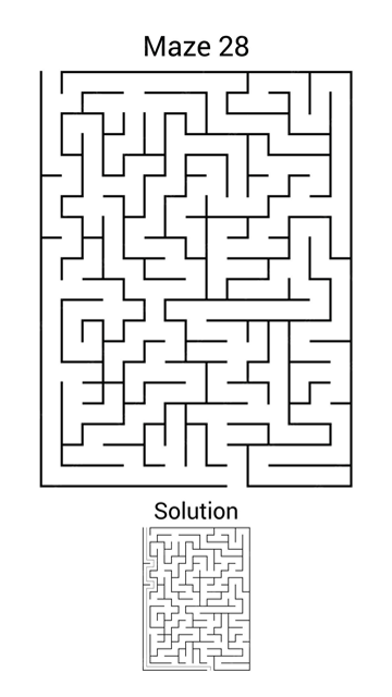 Route being traced through an arrow maze